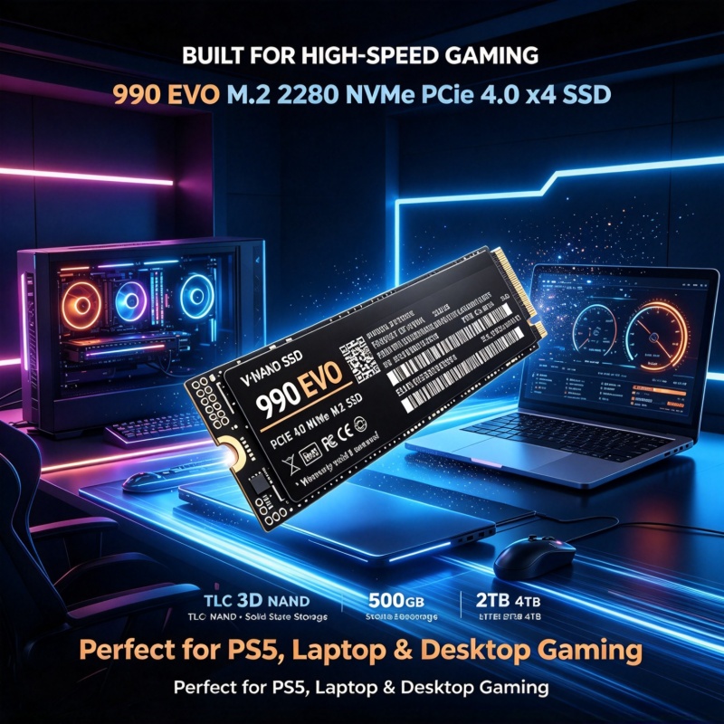 قرص تخزين داخلي 990 EVO للألعا - مراجعة M.2 Nvme 4Tb Pcie 4.0 Ssd وسعره